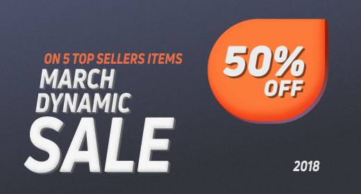 March Dynamic Sale