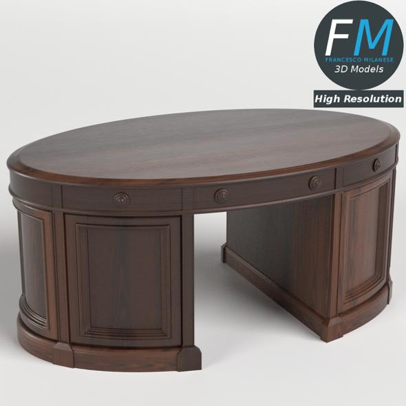 Oval Office Executive Desk - 3DOcean Item for Sale
