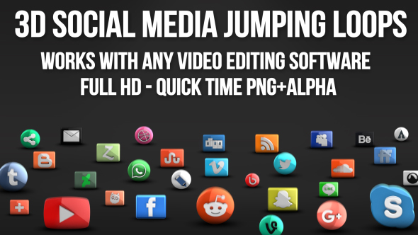 Social Media Jumping Loops Multipurpose Bundle