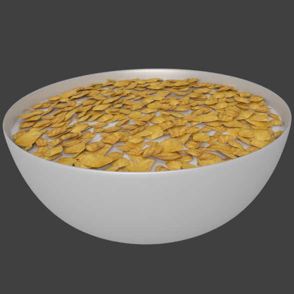 Bowl of Cereal - 3Docean 21523765