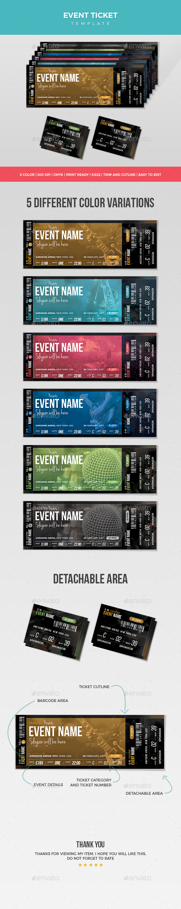 Event Ticket - Miscellaneous Events