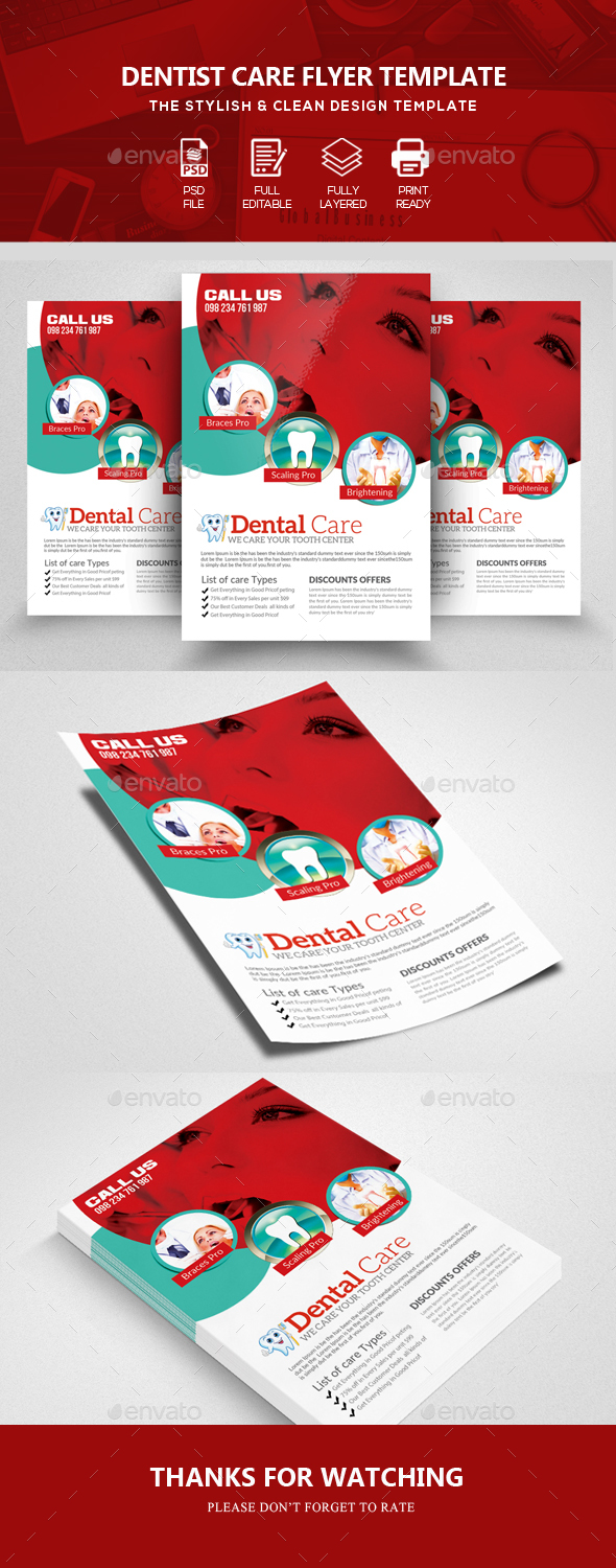 Dentist Flyer Template - Commerce Flyers