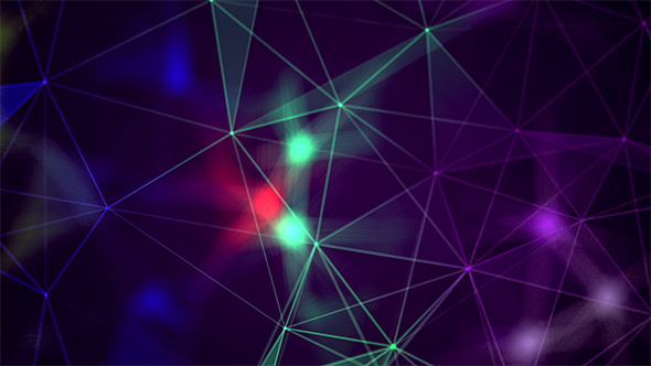 Dancing Colorful Laser Show Plexus Background