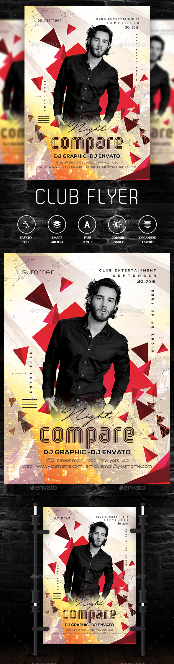 Dj Artist Party Flyer - Clubs & Parties Events