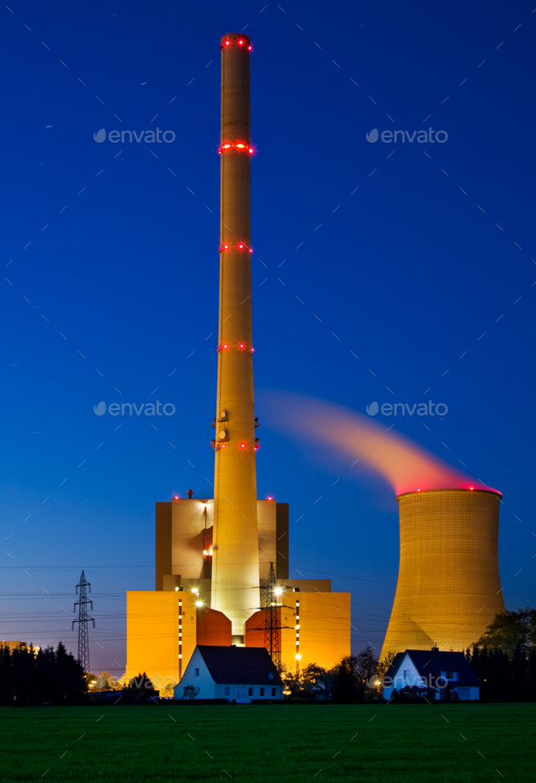 Living At The Power Station - Stock Photo - Images