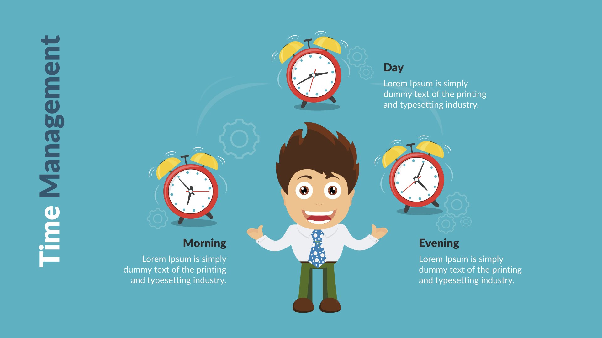 Time Management Infographics |Keynote Template Template for Keynote Best Keynote Template Easy to Edit