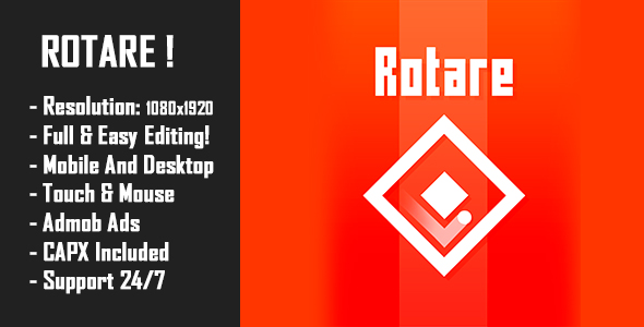 Rotare - HTML5 - CodeCanyon 21525805