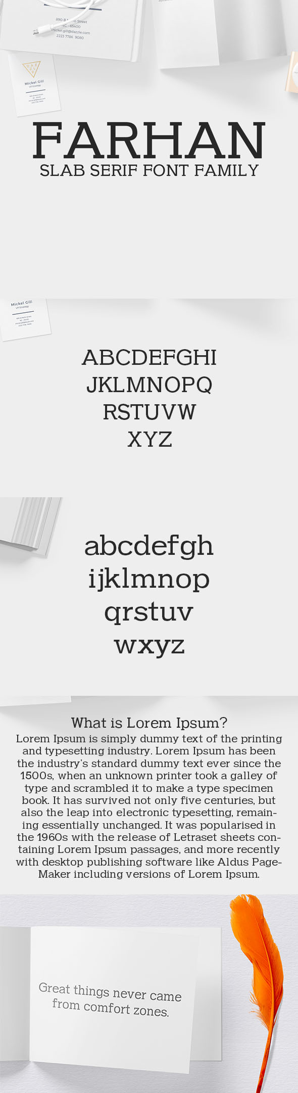 Farhan Slab Serif 5 Font Pack - Sans-Serif Fonts