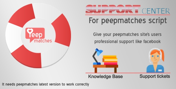 Support Center – for peepmatches script