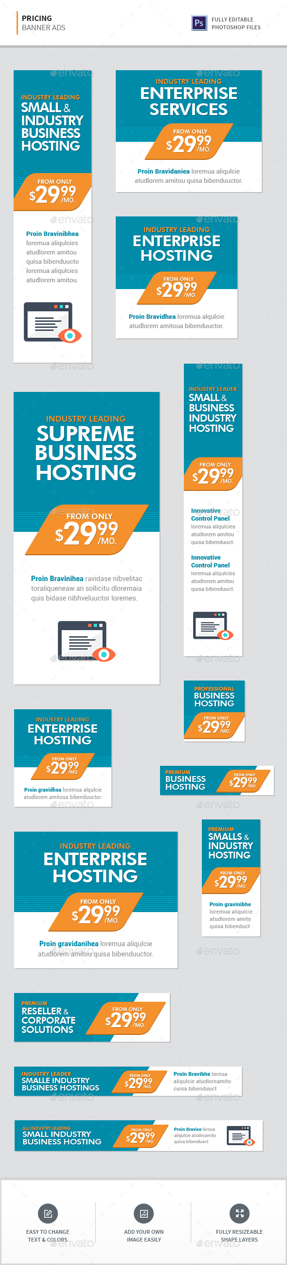 Price Banners - Banners & Ads Web Elements