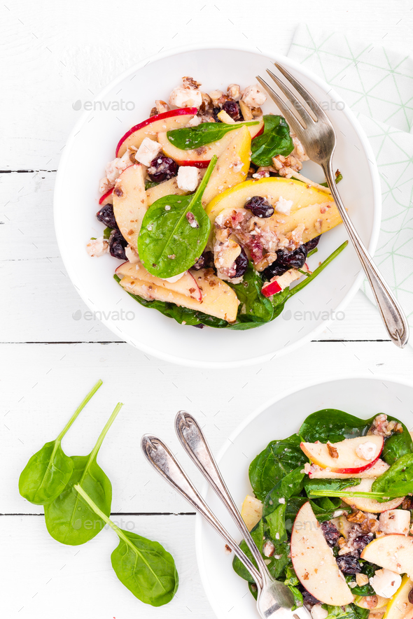 Healthy fruit and berry salad - Stock Photo - Images