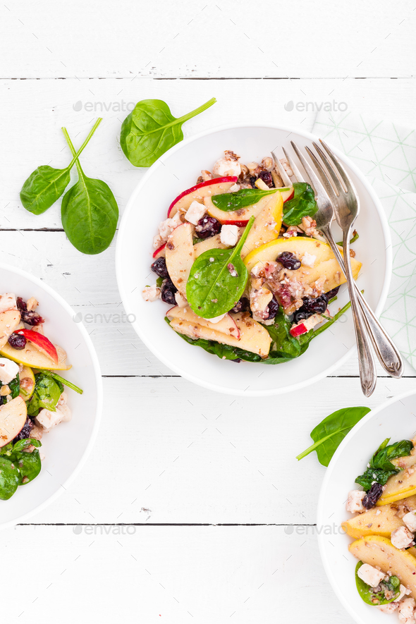 Healthy fruit and berry salad - Stock Photo - Images
