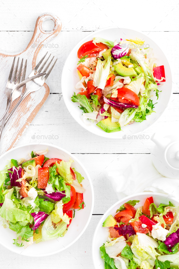 Healthy vegetable salad - Stock Photo - Images