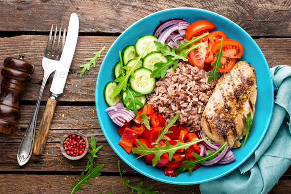 Grilled chicken breast - Stock Photo - Images