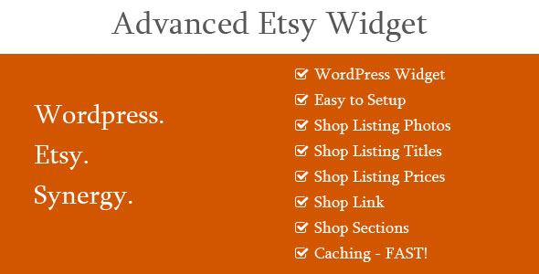 Advanced Etsy Widget