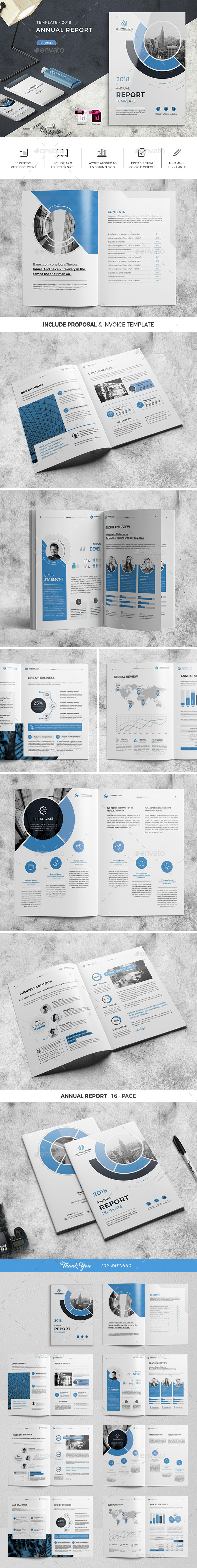 Annual Report Template 02 - Corporate Brochures