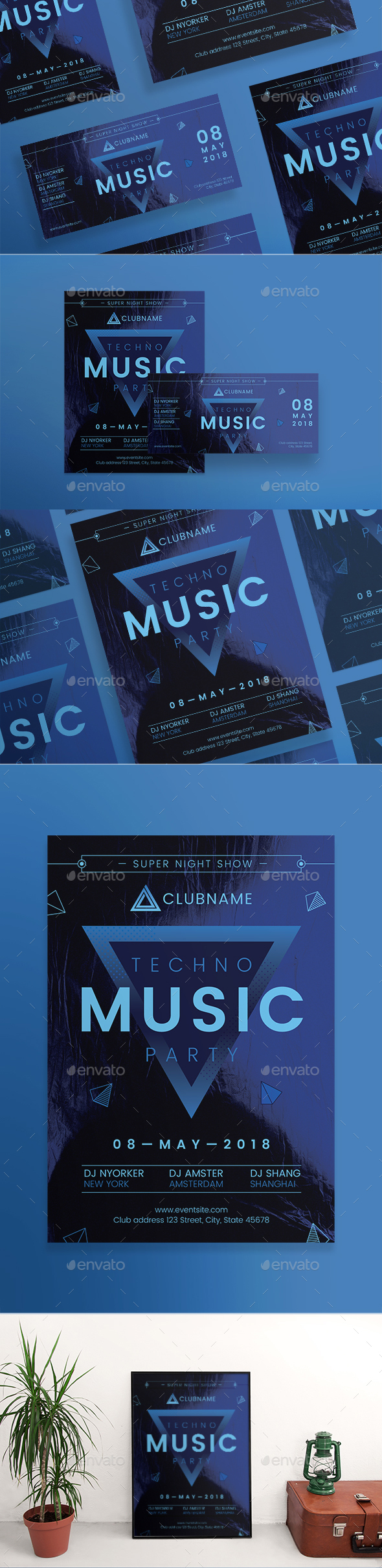 Music Party Flyers - Clubs & Parties Events