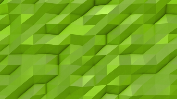 Green Abstract Low Poly Triangle Background alt