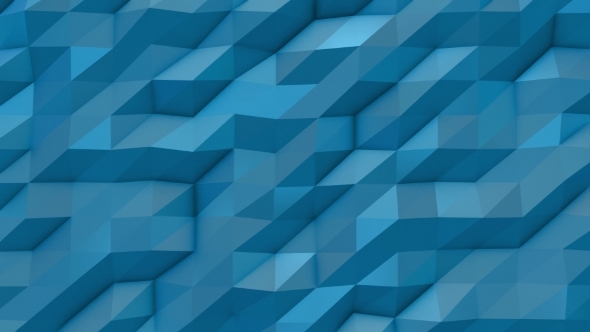 Blue Abstract Low Poly Triangle Background alt