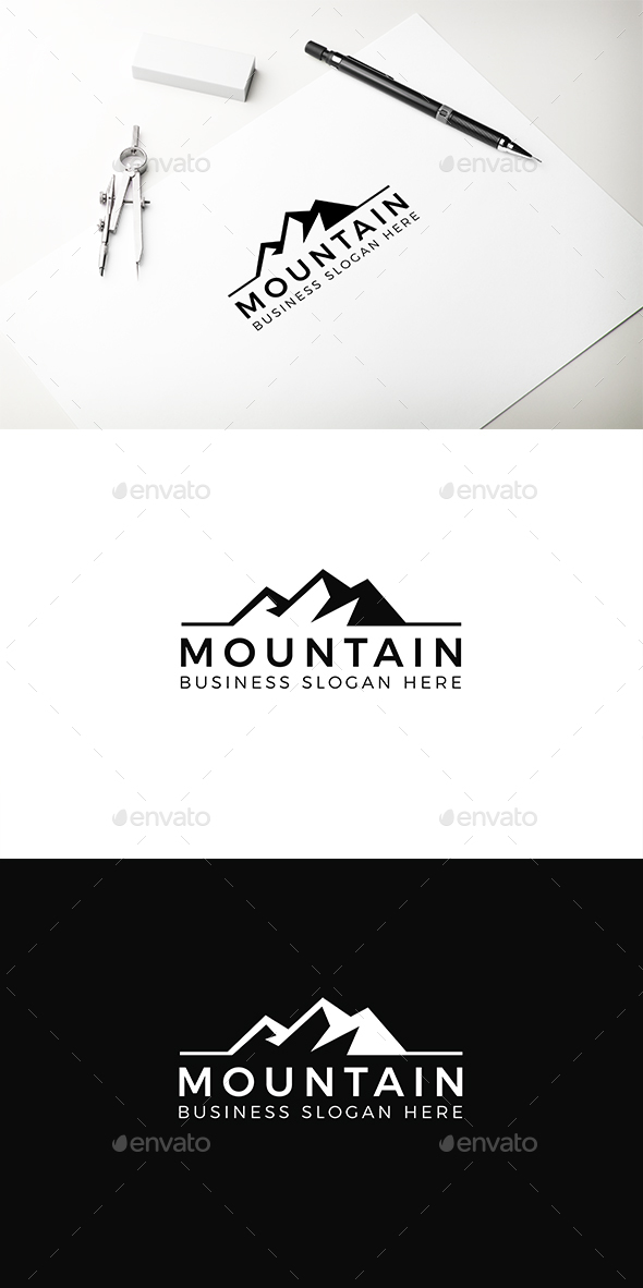 Mountain Logo Template - Nature Logo Templates