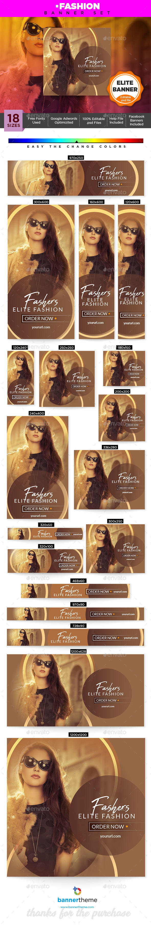 Fashion Banner - Banners & Ads Web Elements