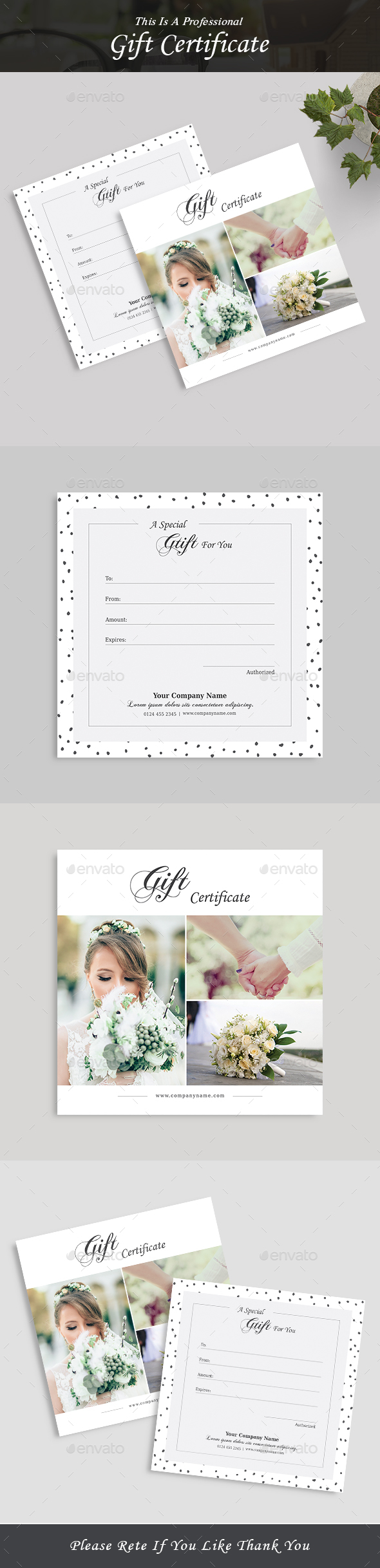 Gift Certificate - Loyalty Cards Cards & Invites