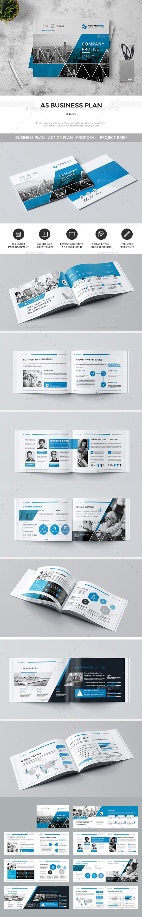 A5 Landscape Company Profile - Corporate Brochures
