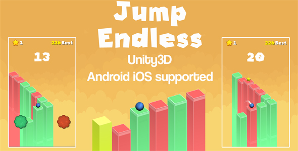 Jump Endless Unity3D - CodeCanyon 21532757