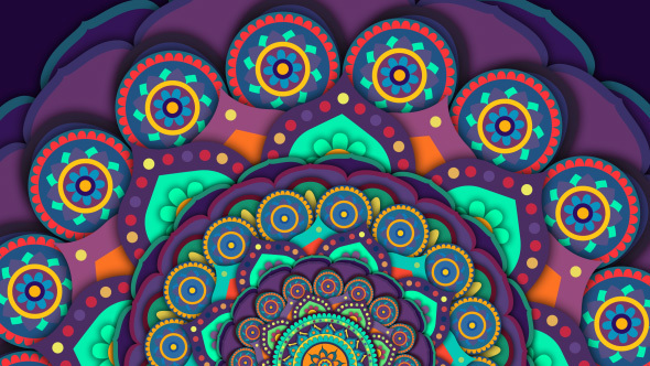 Mandala Stage Colorful