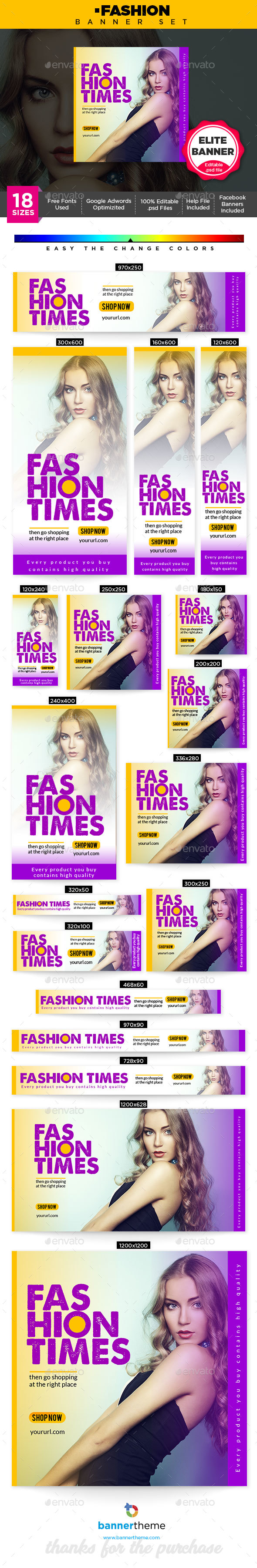 Fashion Banner - Banners & Ads Web Elements