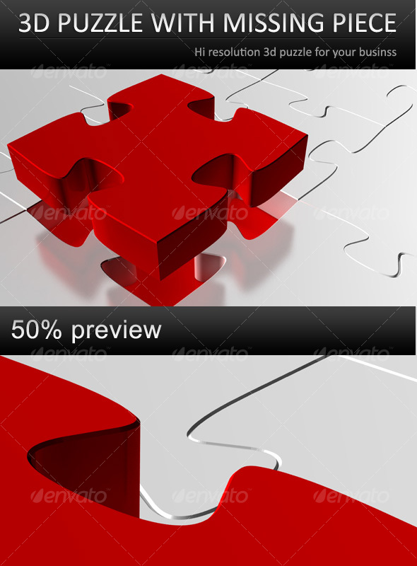 Puzzle missing piece