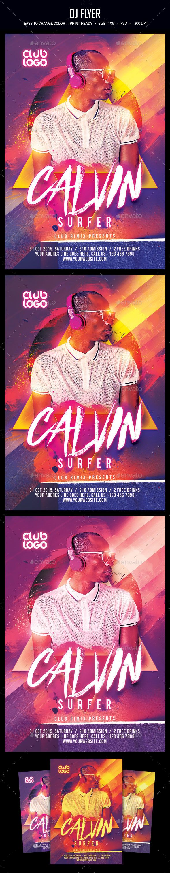 Dj Flyer - Clubs & Parties Events