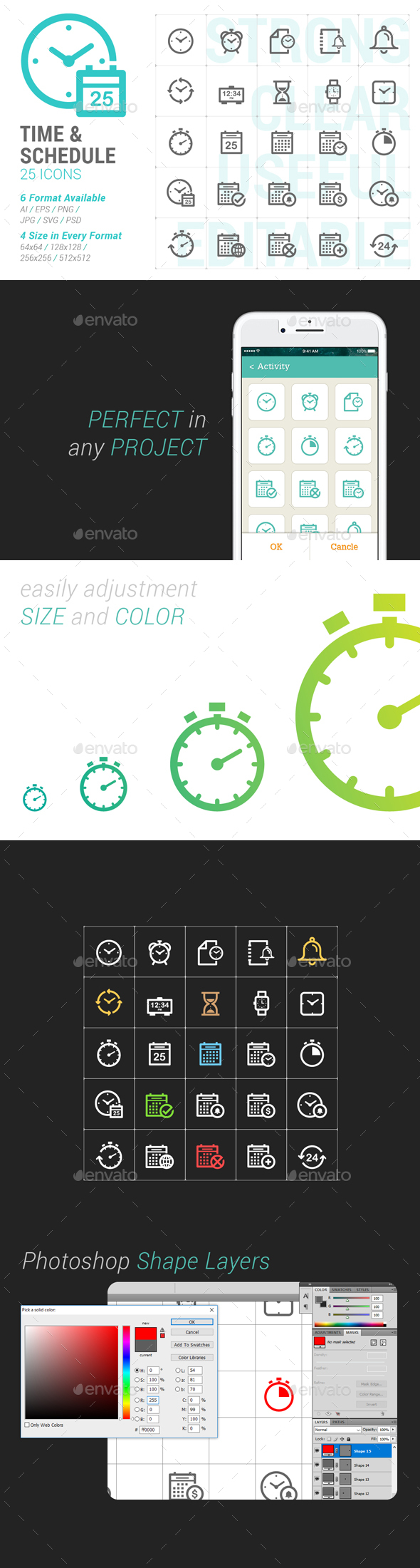 Time & Schedule Mini Icon - Business Icons