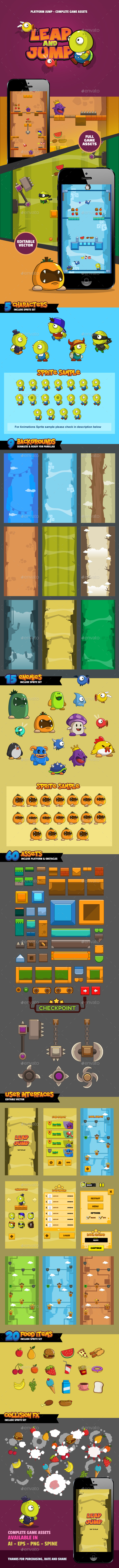 Leap And Jump - Game Kits Game Assets