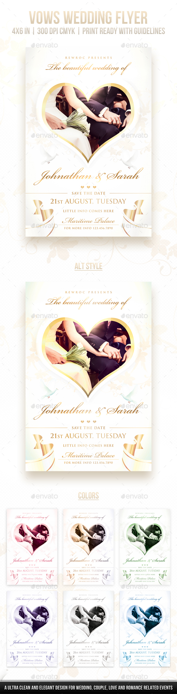 Vows Wedding Flyer - Miscellaneous Events