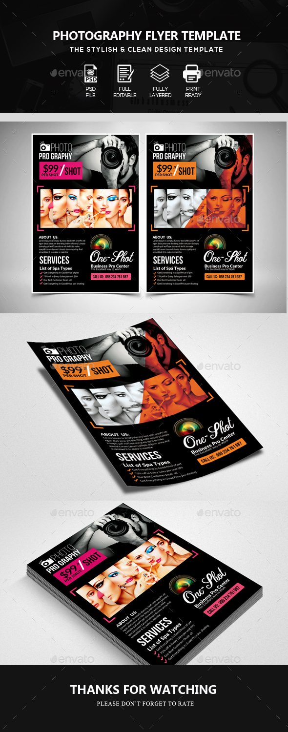 Photography Promotion Flyer - Corporate Flyers