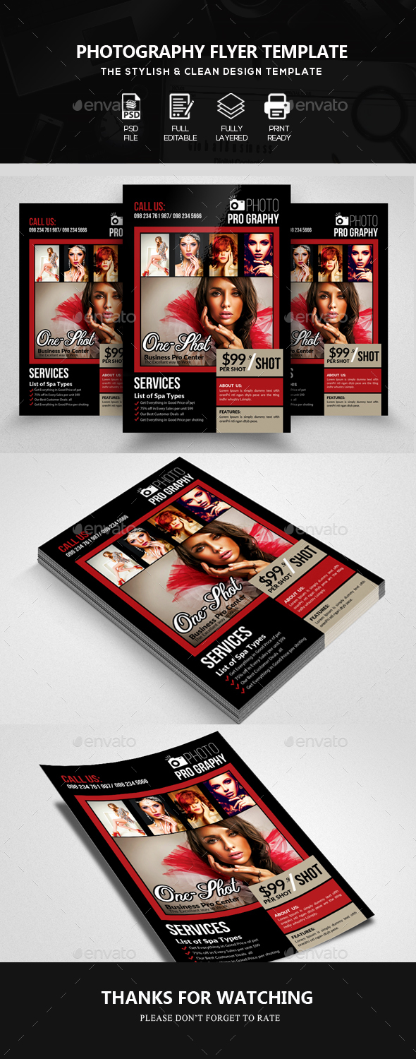 Photography Studio Flyers - Corporate Flyers