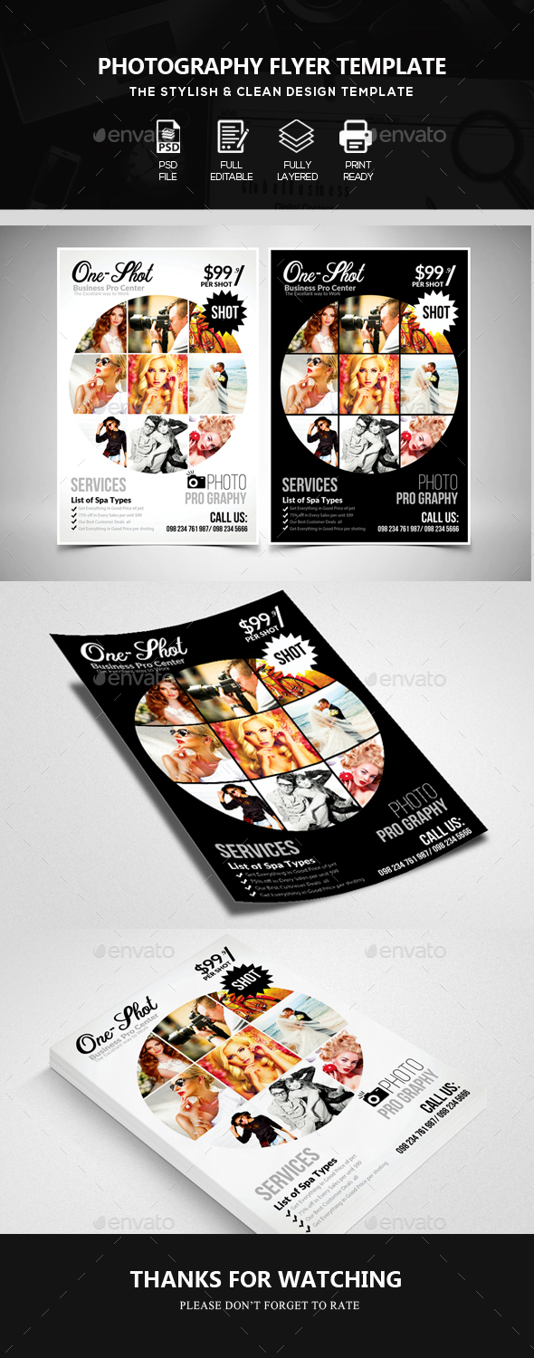 Photography Flyer Template - Corporate Flyers
