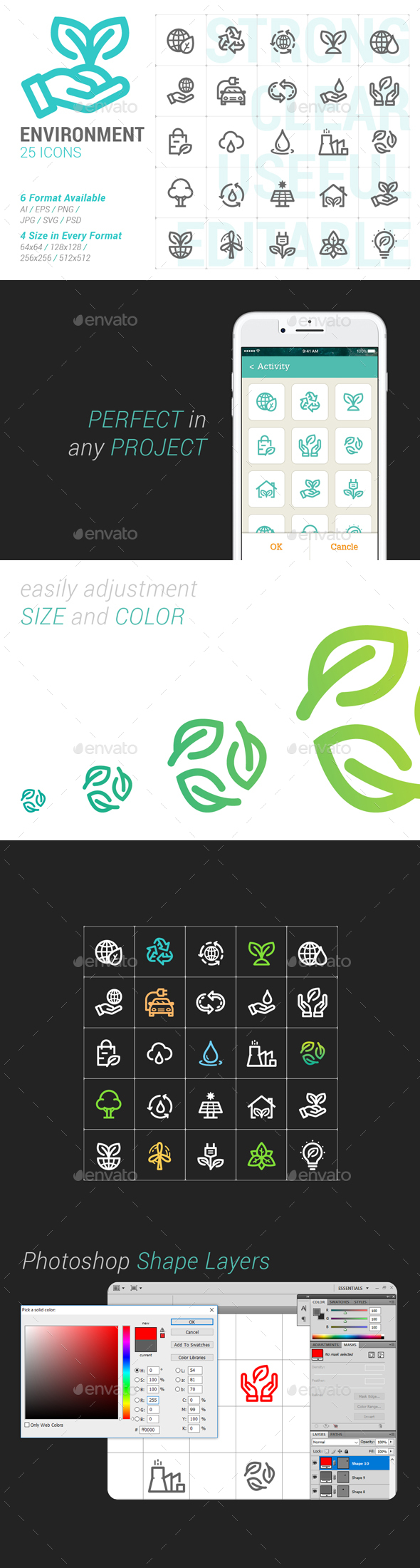 Environment Mini Icon - Objects Icons