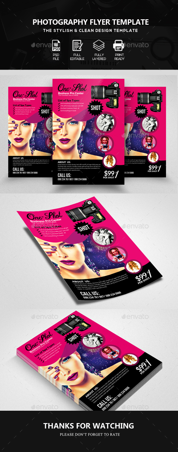 Photography Promotion Flyer - Corporate Flyers