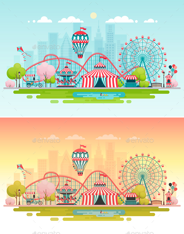 Amusement Park. - Buildings Objects