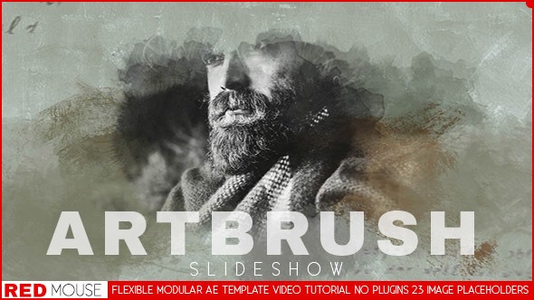 Art Brush Slideshow - VideoHive 21539315