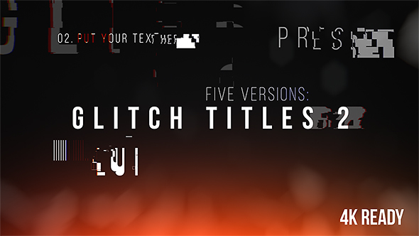 Glitch Titles 2 - VideoHive 21539740