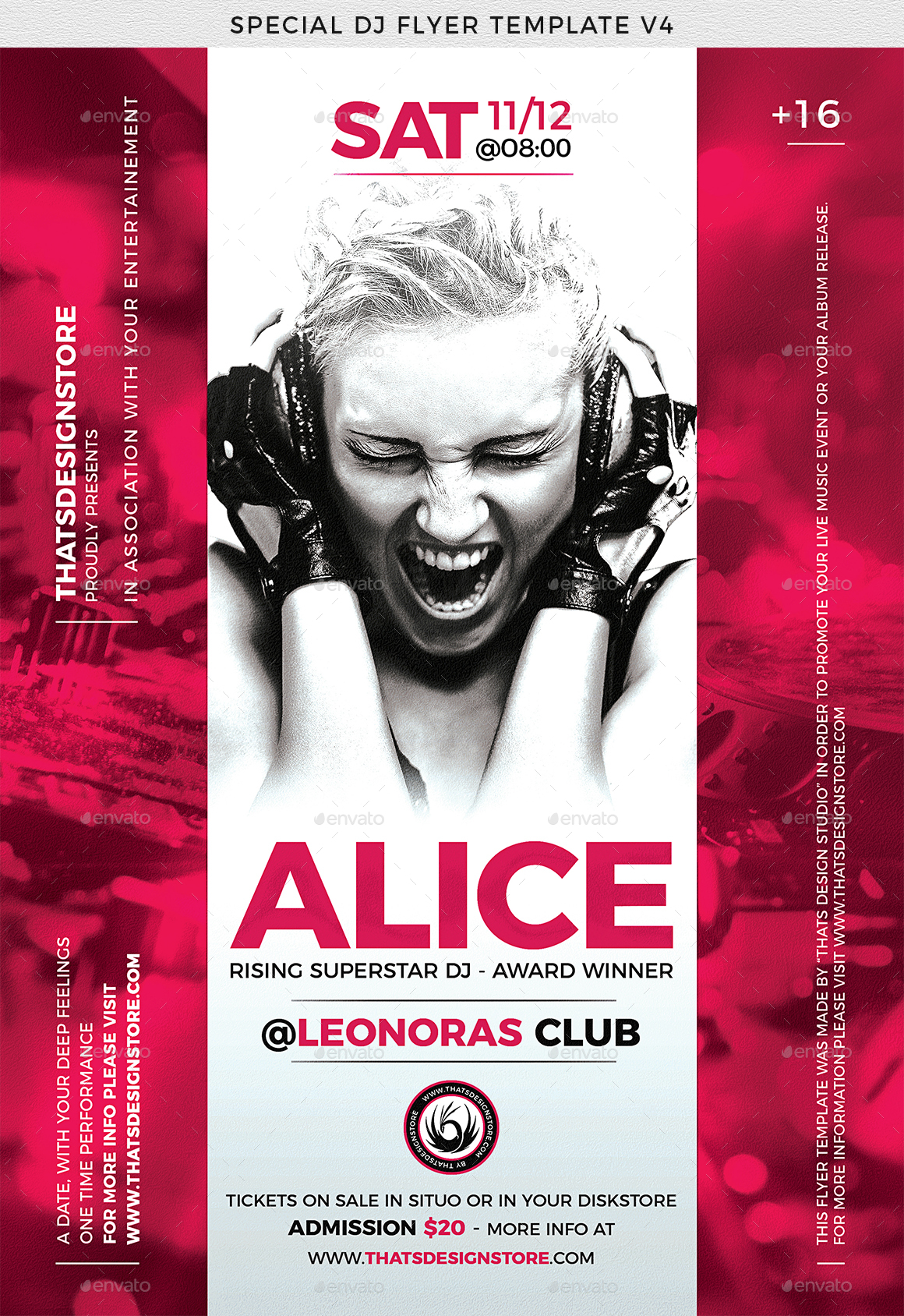 dj flyer template
