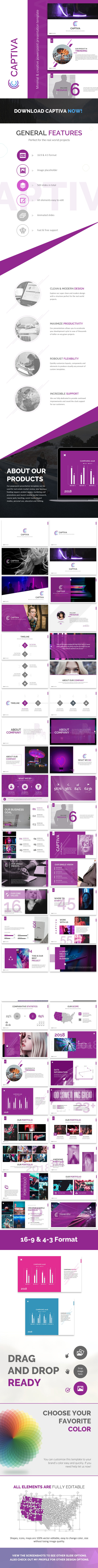 Captiva - Minimal Powerpoint - Creative PowerPoint Templates