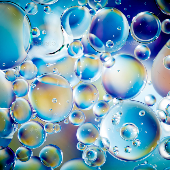 oil bubbles on water surface Stock Photo by shotsstudio PhotoDune