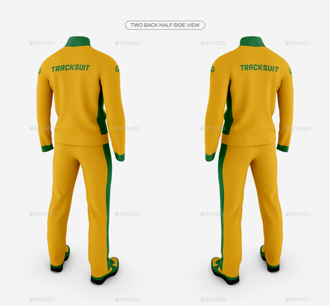 Download Men's Tracksuit Stand Collar Mock up by TRDesignme ...