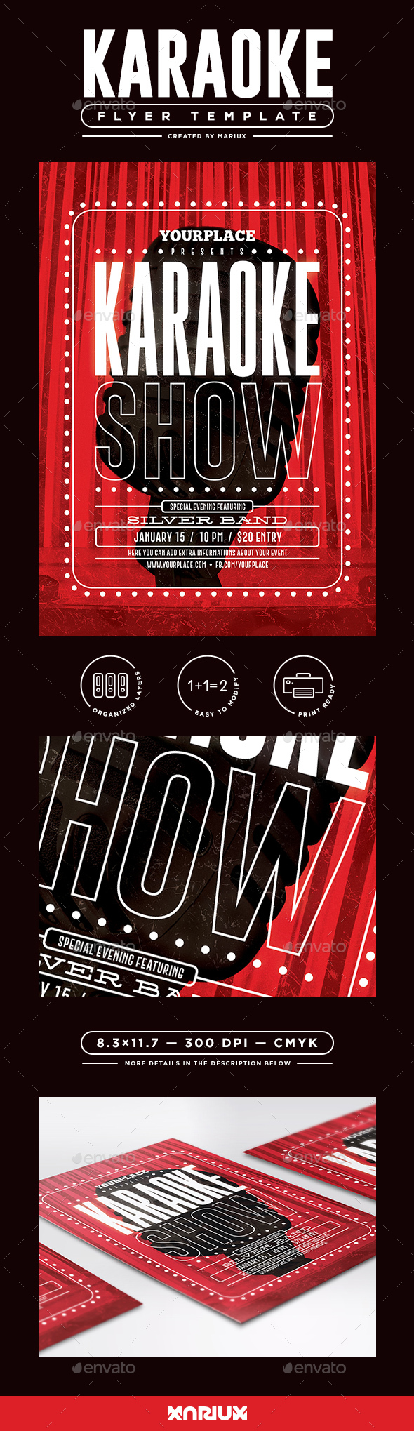 Karaoke Party Flyer/Poster - Events Flyers