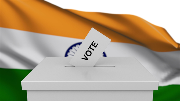 Ballot Box with India Flag, Motion Graphics | VideoHive