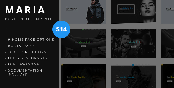 Maria - Portfolio - ThemeForest 21364515